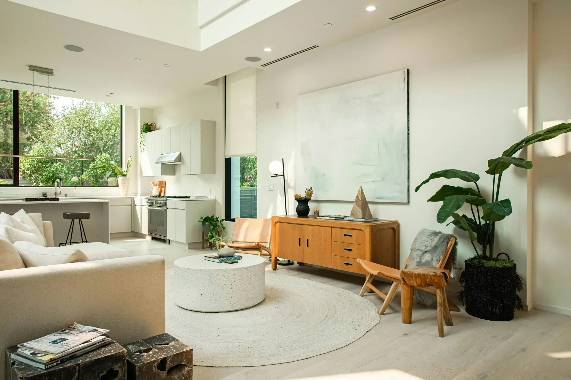 Spacious open-plan living area created by a Young's Construction home extension in Norfolk
