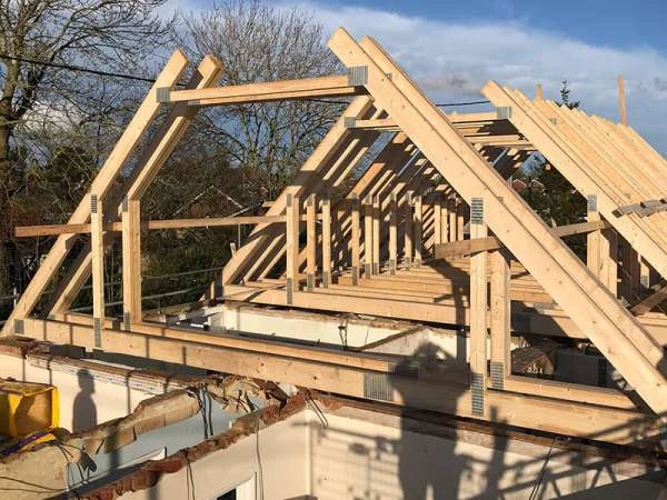 New build construction by Young's Construction in Norfolk showing modern home from groundworks to completion