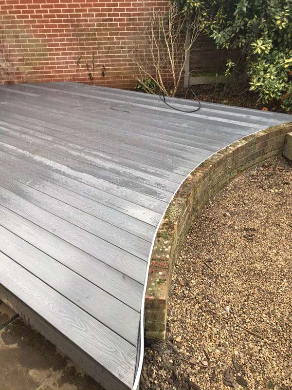 New Curved Decking